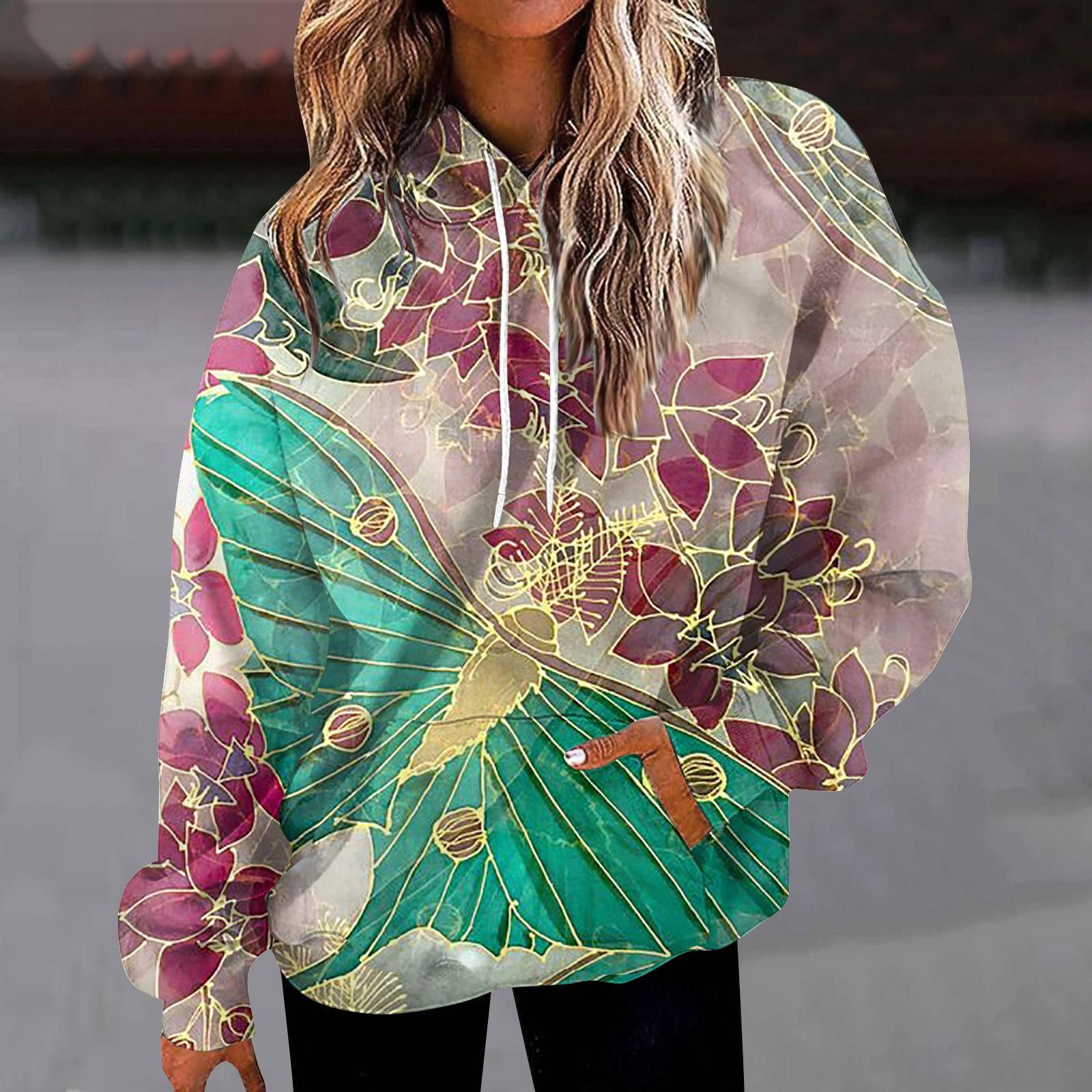 

Осень Новые толстовки с принтом бабочек 3D для мужчин и женщин, модные повседневные толстовки с капюшоном с длинным рукавом, уличная одежда, пуловеры, детская одежда 6XL