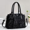 Urban Minimalist Pu Leather Tote Bag For Daily Use With Multiple Pockets For Women