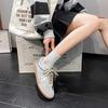 Versatile Casual Color Old Cowhide Casual Sports Women's Board Shoes Classic Retro Single Shoes