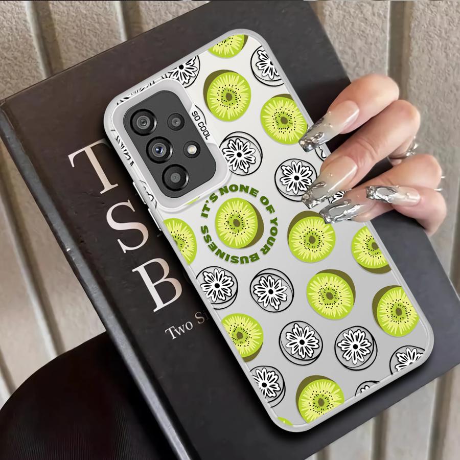 Case for Samsung Galaxy A31 A13 A14 A34 A15 A16 A21s A23 A35 A12 A24 A25 A17 A20s A26 Phone Cover Delicious Fruits