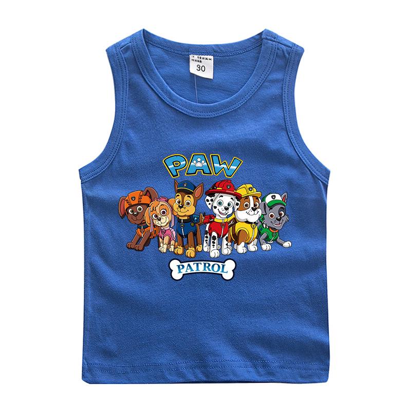 Paw Patrol Boys' Summer Sleeveless Vest - Lightweight and Seamless.