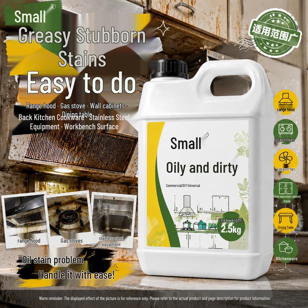 Heavy-Duty Kitchen Grease & Oil Stain Remover for Stainless Steel Cookware