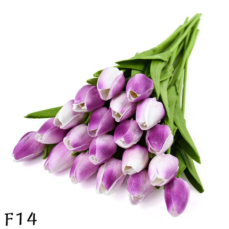 5/10pcs PU Tulip Simulation Flower Artificial Flowers Fake Tulips Real Touch Flower Arrangement Bouquet for Home Wedding Decor