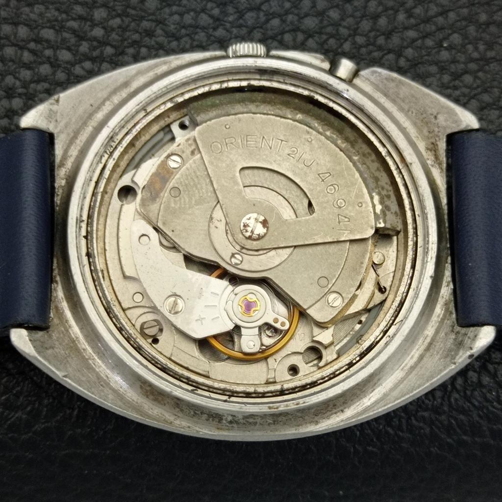 Orient AUTOMATIC 46941 JAPAN MENS VINTAGE BLUE COLOR DIAL WATCH A701850-5 R207-a701850