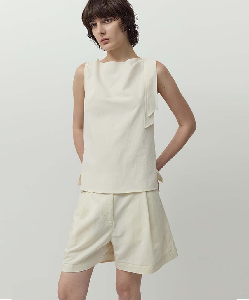 Leopeusaideuhwaiteulabel Tidy Shorts Ecru