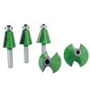 Punta del router per smusso con codolo 1pc 8mm 11.25 15 22.5 30 fresa da 45 gradi per macchine utensili per lavorazione del legno in legno