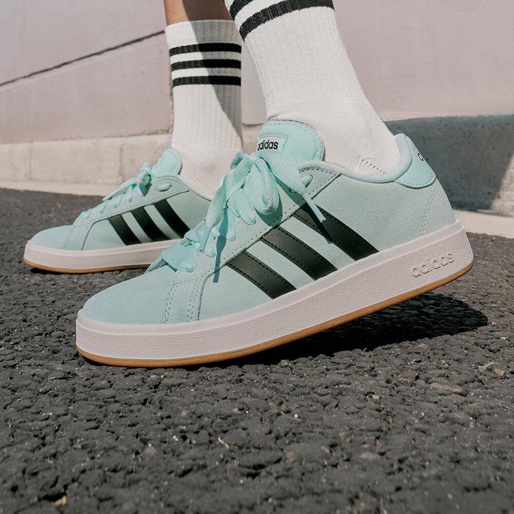 Adidas Grand Court Base 00s Synthetic Leather, Split Cow Leather Low t 36.5