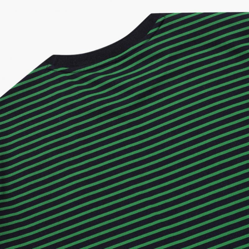 Munsingwear Unisex STripe T shirT Dark Navy  mq121pTs33 