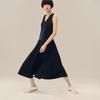 [lacoste] Women's V-Neck Sleeveless Pleated Dress EF8849-56G166
