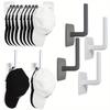 10Pcs Cap Holder Hat Rack for Baseball Caps Adhesive Hat Hooks Vestibule Hanging Clothing Tube Paper Cup Drain Hook