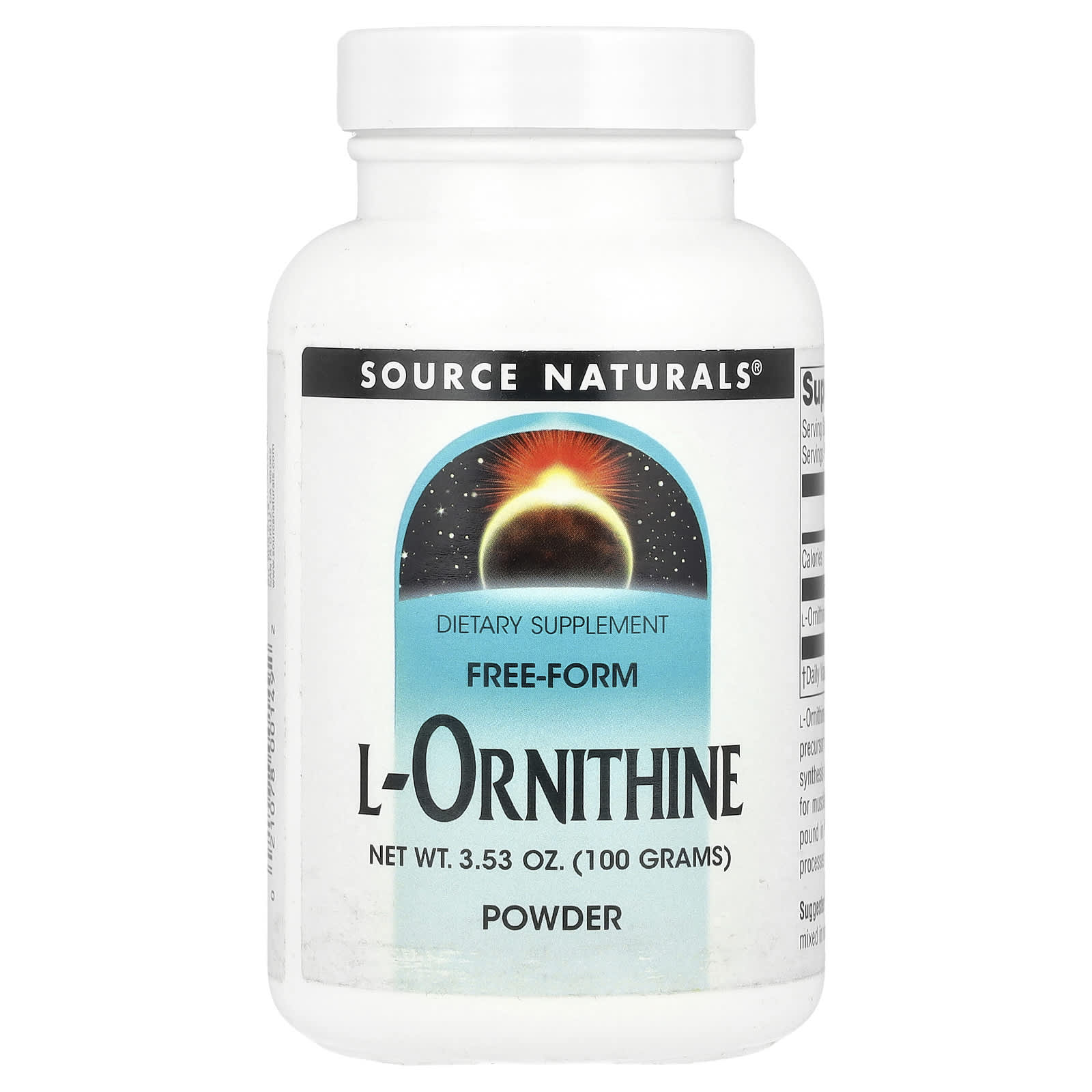 

L-Ornithine Powder, 3.53 oz (100 g)