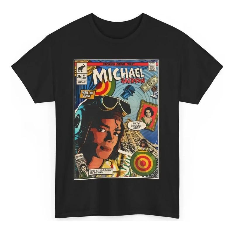 Camiseta Michael Jackson Leave Me Alone Camiseta Unissex De S