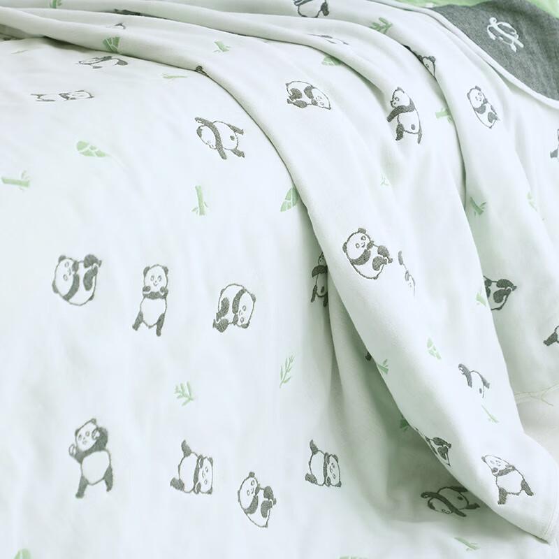 Hengyuanxiang Antibacterial Cotton Towel Blanket (Sleep Well Peace Design)