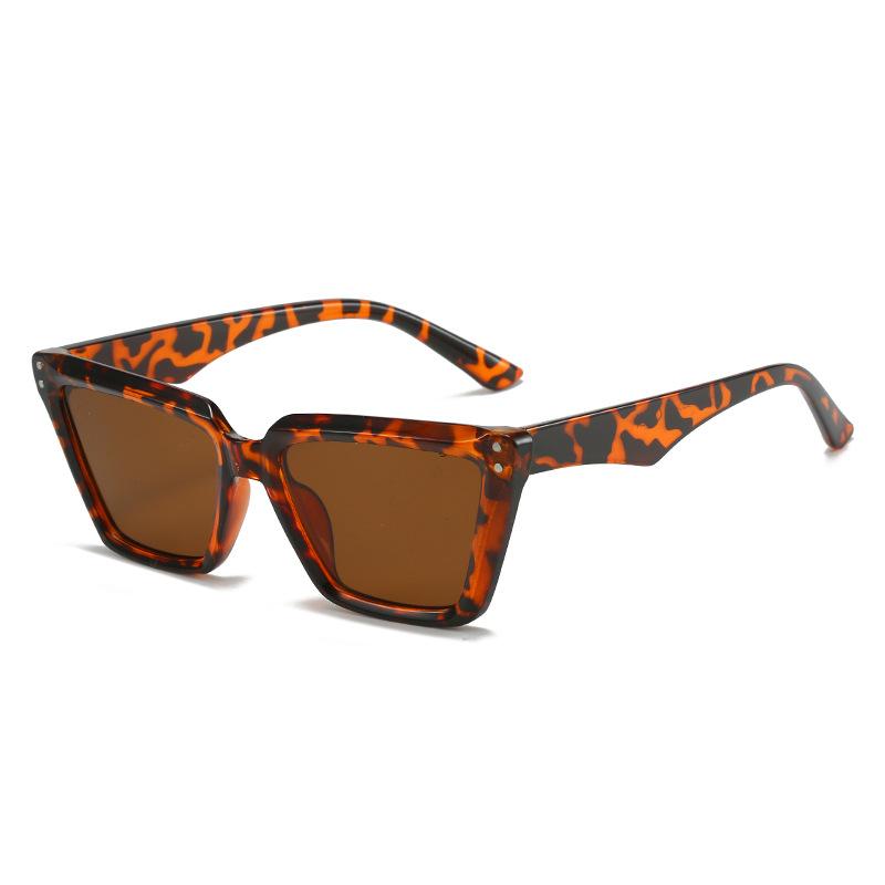 Cat Eye Sunglasses, Simple Street Glasses, Personalized Reflective Sunglasses