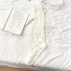 Spring and Summer Thin Ballet Style Women Socks JK Floral Ribbon Women Calf Socks Super Fairy Mesh Breathable Cotton Pile Socks