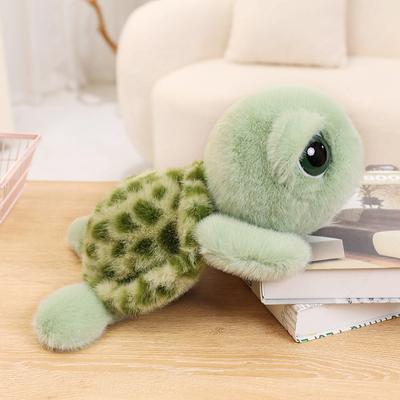 22cm Realistische Schildkröte Plüschtiere Meeresschildkröte Niedliche Tierpuppe Weiches Kuscheltier Baby Spielzeug Geschenk Mädchen Geburtstagsgeschenke Zimmerdeko