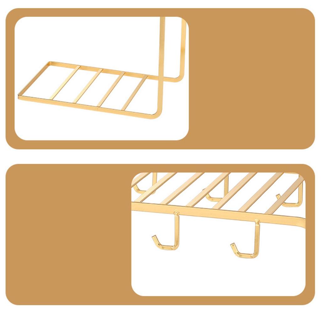 Cup Drying Rack Cup Rack Dryer for Countertop Drainer Holder Bottle Drying for Countertop Office Living Room Table Restaurant