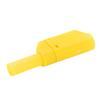 10 Stück 22.160 4mm Bananenstecker Isoliert Sicherheits-Bananenstecker-Verbinder mit Gehäuse für Elektronische Prüfung Gelb