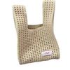 Borsa Tote Lavorata a Maglia Coreana con Intreccio: Borsa Trendy a Busta con Stile Unico per Donna