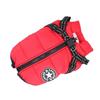 Pet Winter Vest Dog Cotton Waistcoat for Warm Use 3Pcs In Red Color