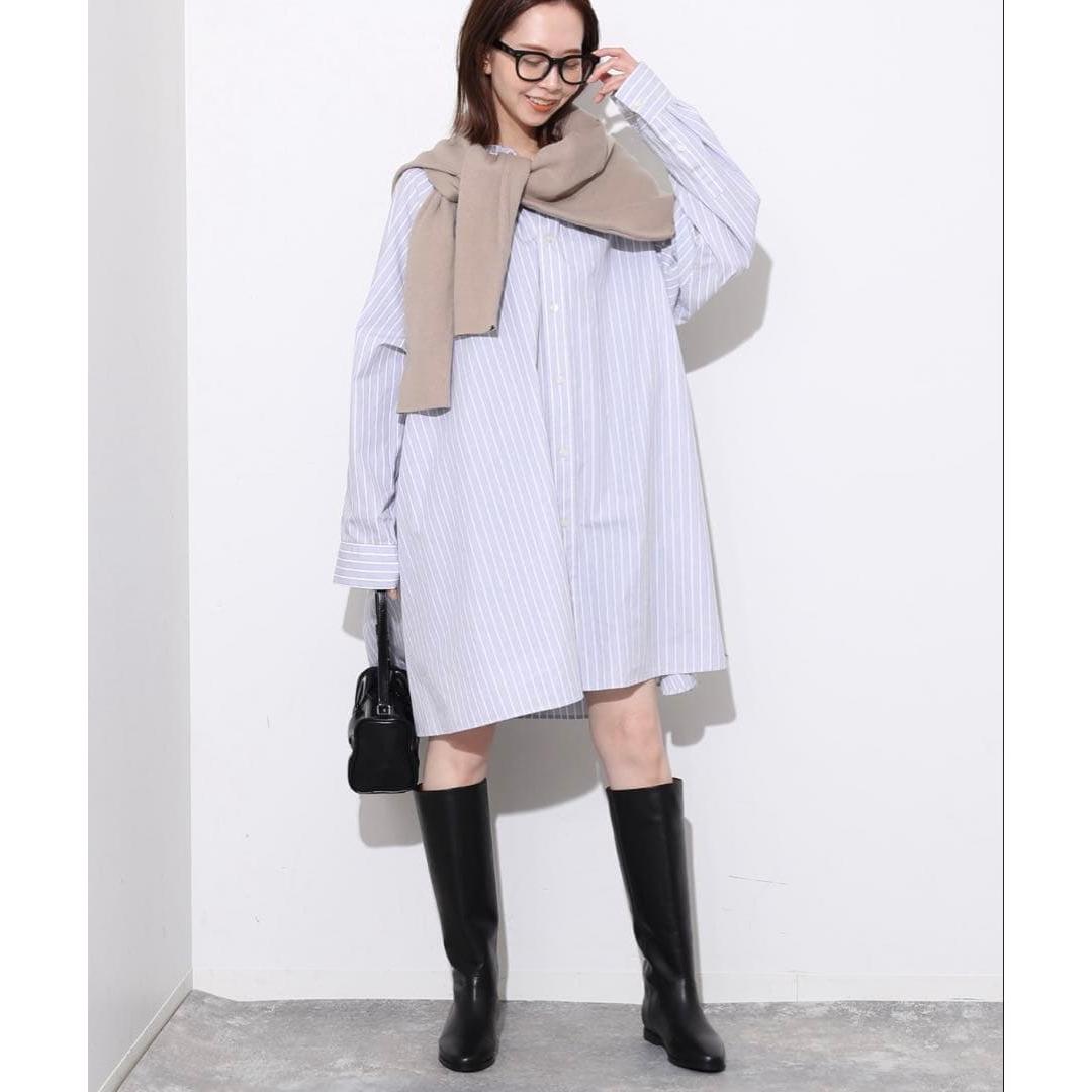 SLOBE IENA Cotton A-line Tunic Dress
