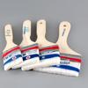 Water-Based Wool Brush with Wooden Handle for Home Improvement and Latex Paint Applications