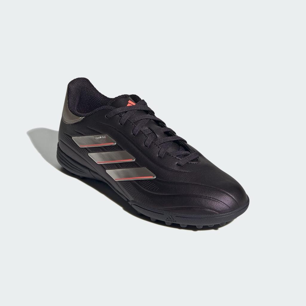 adidas Copa Pure 2 League TF Kids IG8734 Kids' Performance Sports Shoes Aurora Black / Platinum Metallic / Turbo