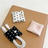 Cute Star Cable Organizer Clip Y2k Style Handmade Fabric Headphone Cable Storage Portable Multifunctional Charging Cable Storage