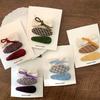 3 Pcs Fabric Plaid Waterdrop Hair Clips Sweet Butterfly Bow Children BB Clips Hair Styling Accessories Forehead Bangs Clip