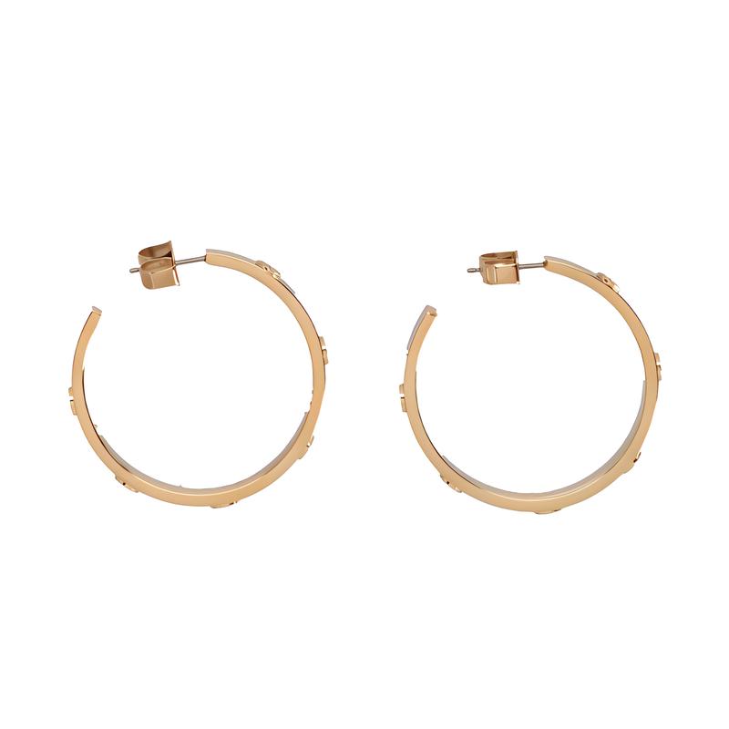 TORY BURCH Fashion trendy metal earrings for women 147210-720-gold F золотой