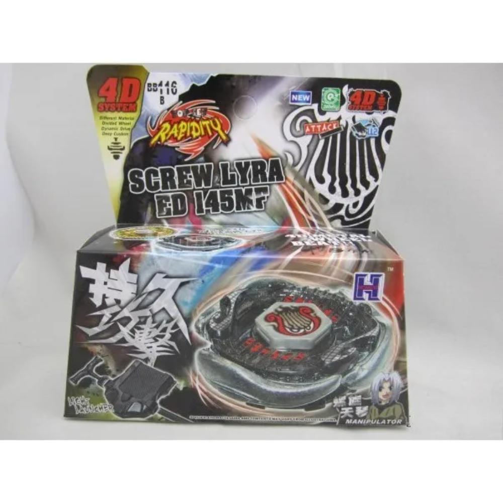 Takara Tomy 4D Metal Fusion Spinning Top Set With Launcher, Battling Gyro Toy, Interactive Gift (Random Parts)