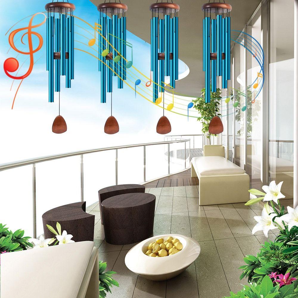 Gift Commemorative Pendant Wind Chimes 37 Inch Zen Atmosphere Large Wind Chimes Aluminum Garden Decor Music Wind Chime