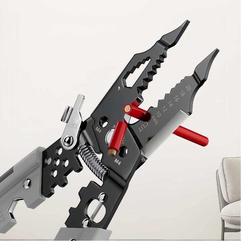 28 In 1 Professional 8-inch Wire Stripper/wire Crimping Tool, Wire Cutter, Wire Crimper, Cable Stripper, Wiring Tool
