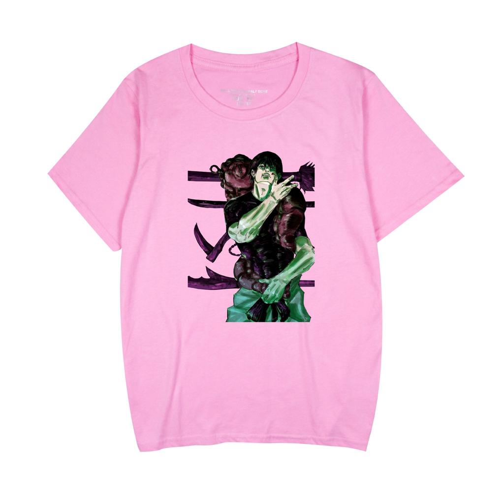 Jujutsu Kaisen Anime Women Men's T-shirts Graphic Shirt Cartoon Printed O-Neck Oversized Short Sleeves