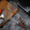Skimmer Spoon Pasta Strainer with Long Handle Stainless Steel Wire Mesh Colander for Frying And Boiling Heat-Resistant Kitchen Tool for Draining And