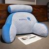 1 Stück Verstellbares Lesekissen - Ergonomisches Rückenstützkissen für Bett/Sofa/Boden, Grau Gestepptes Atmungsaktives Design