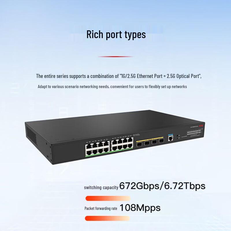H3C S5000NV6-12P4UN4NS-EI 2.5G Managed POE Switch