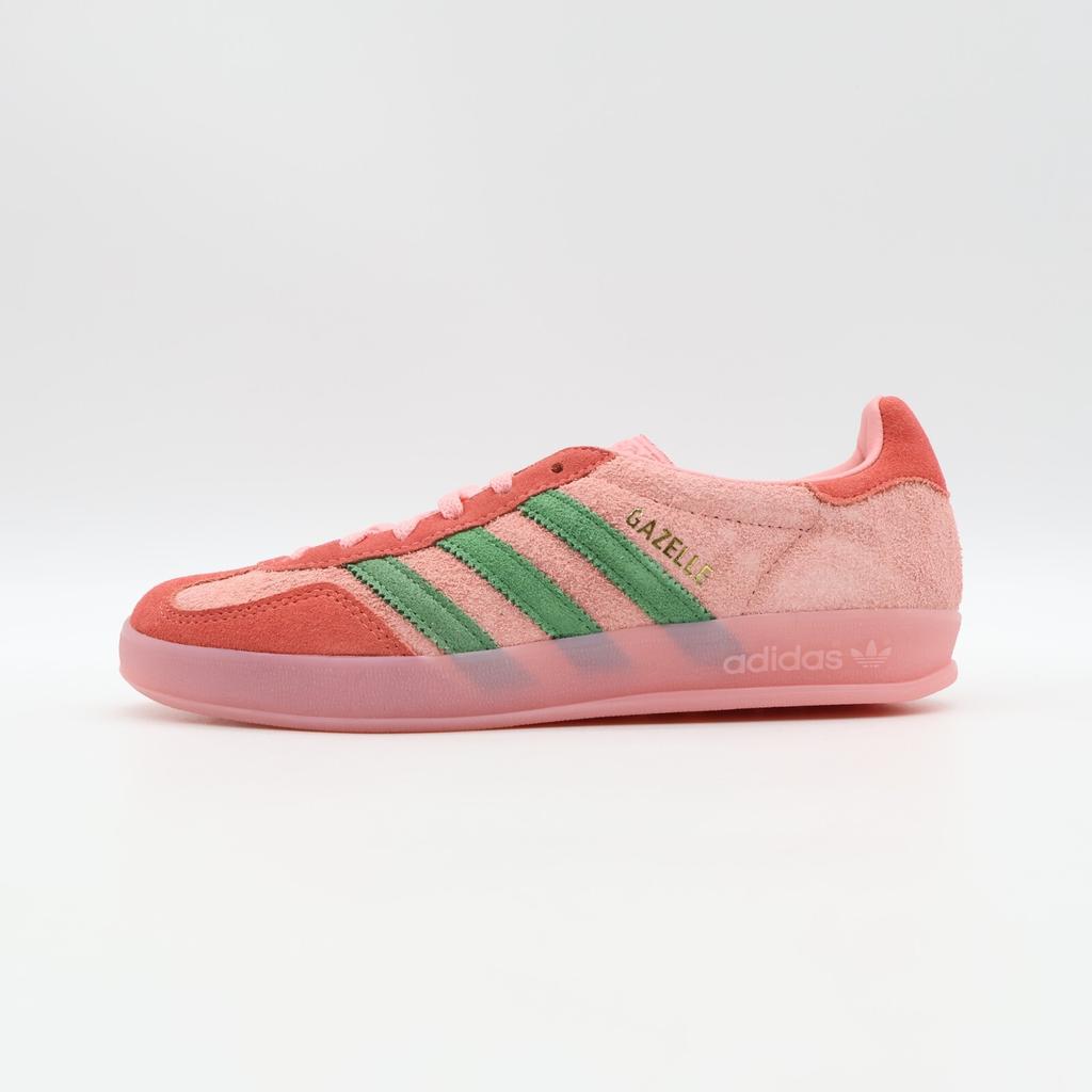 IG6782 Adidas Originals Gazelle Indoor Semi Pink Spark Preloved Green (Women's)