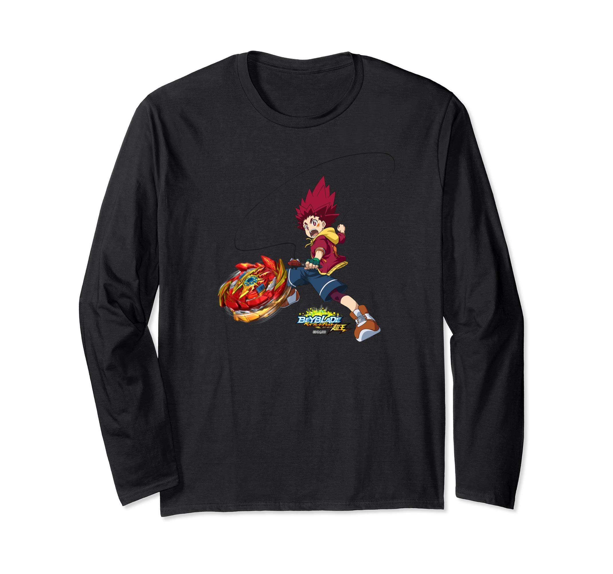 

Beyblade Burst Sparking Asahi Hyuuga & Super Hyperion Long Sleeve T-Shirt
