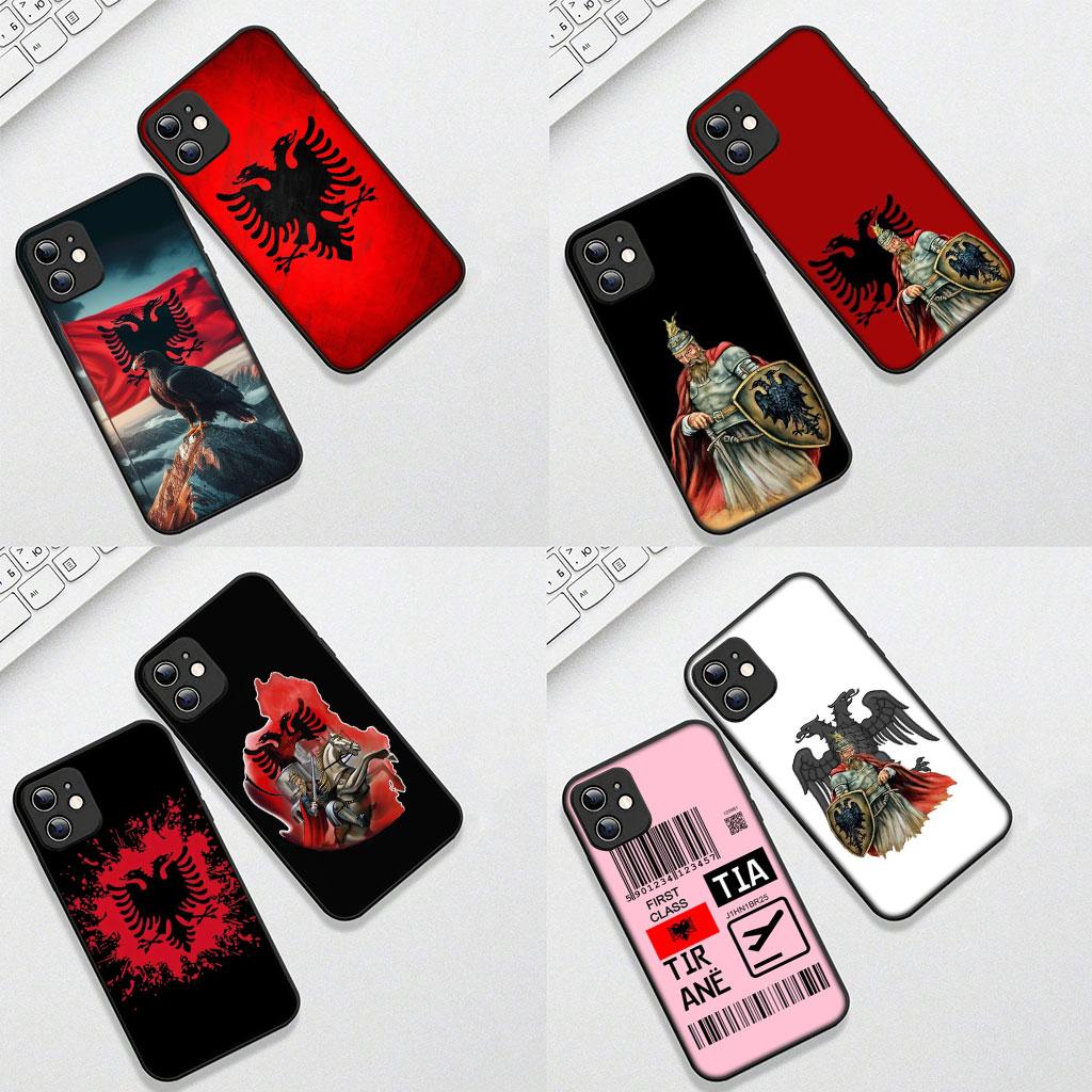 Phone Cover Wallpaper Albania Albanians Flag for Xiaomi Redmi Note 13 A3 A4 14 Pro Plus 9T 14C 13C 9C NFC + Pro+ 5G 4G Soft Case