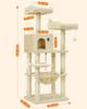 FEANDREA Cat Tower for Large Freestanding Cat Tower for Multiple Large Load Capacity Height PCT15BE Cats, Cats, Hammock, 20kg, 143cm,