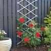 Grigliato da Giardino Espandibile 70 x 12 Pollici Pannello a Rete in Plastica per Piante Rampicanti Vite Edera Rosa Cetrioli Clematide Giardino Esterno