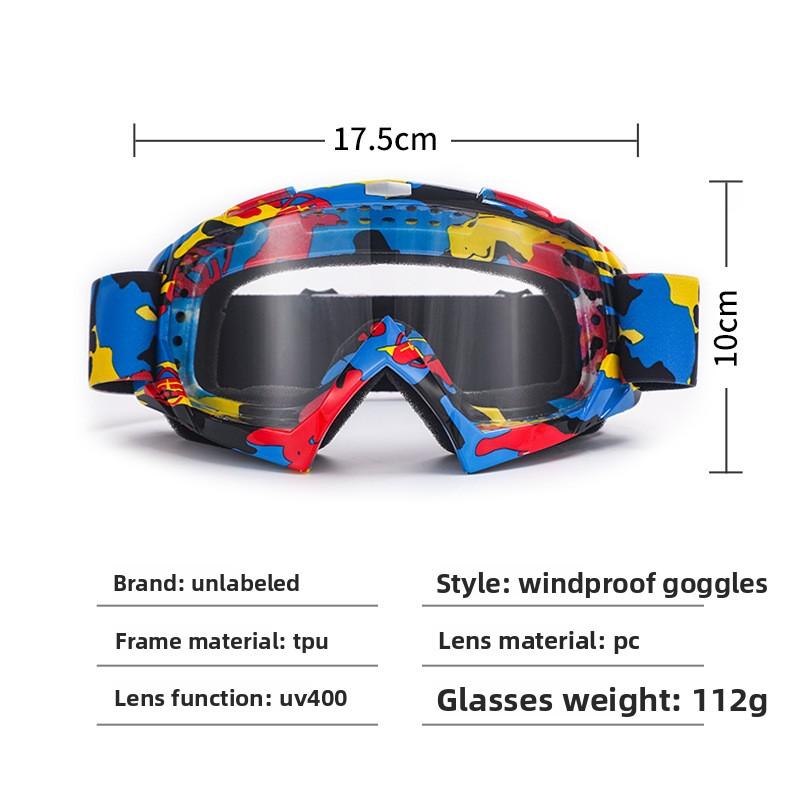 Motocross Motorcycle Windproof Goggles Harley Riding Splash-proof Goggles Hiking Sports Windproof Sand Goggles