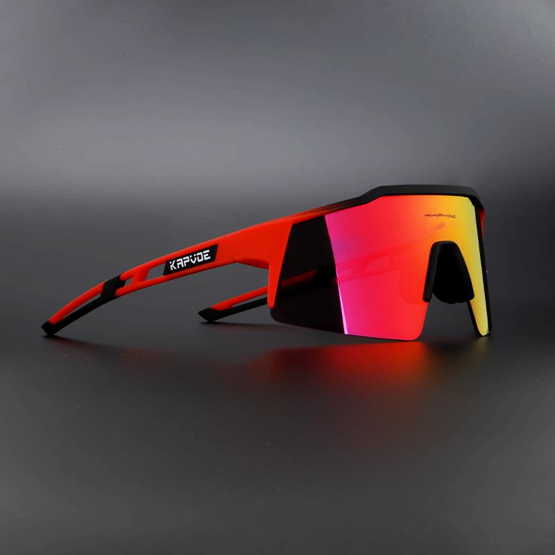 Kapvoe Polarized Cycling Sunglasses Windproof Mountain Bike Sports Glasses
