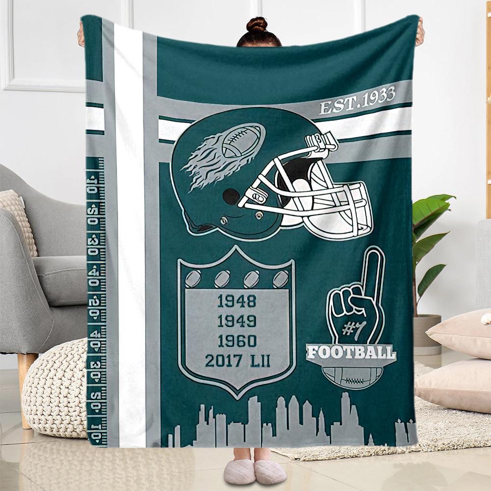 Eagle Sports Philadelphia Spirit Blankets are suitable for living rooms, bedrooms, camping, and other places, making them an ideal choice for gifts.