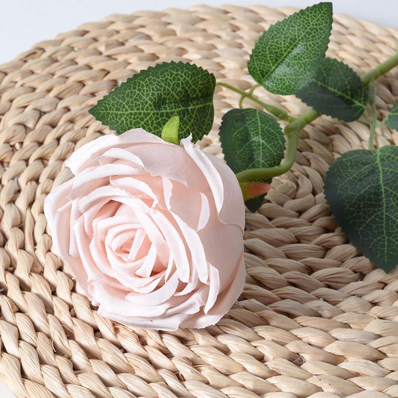 Retro Simulated Single Rose Multiple Colors Suitable For Wedding And Decor Home