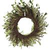 Front Door Wreath Seasonal Decor Spring Decor 40cm Beautiful Olive Leaves Wall Hanging Garland Indoor Wall Decor