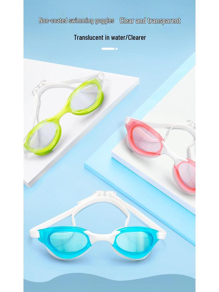 Unisex Anti-fog Waterproof HD Racing Swim Goggles