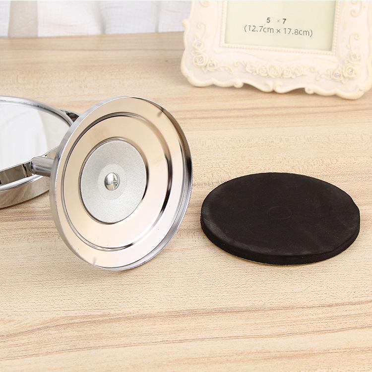 European Style Stainless Steel Dual-Sided High-Definition Makeup Mirror