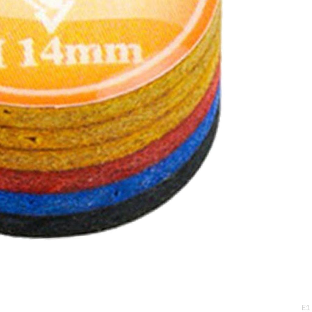 Billiards Cue Tip Diameter 14 mm High Hardness Supplies Head Pool Rod Accessories Replacement